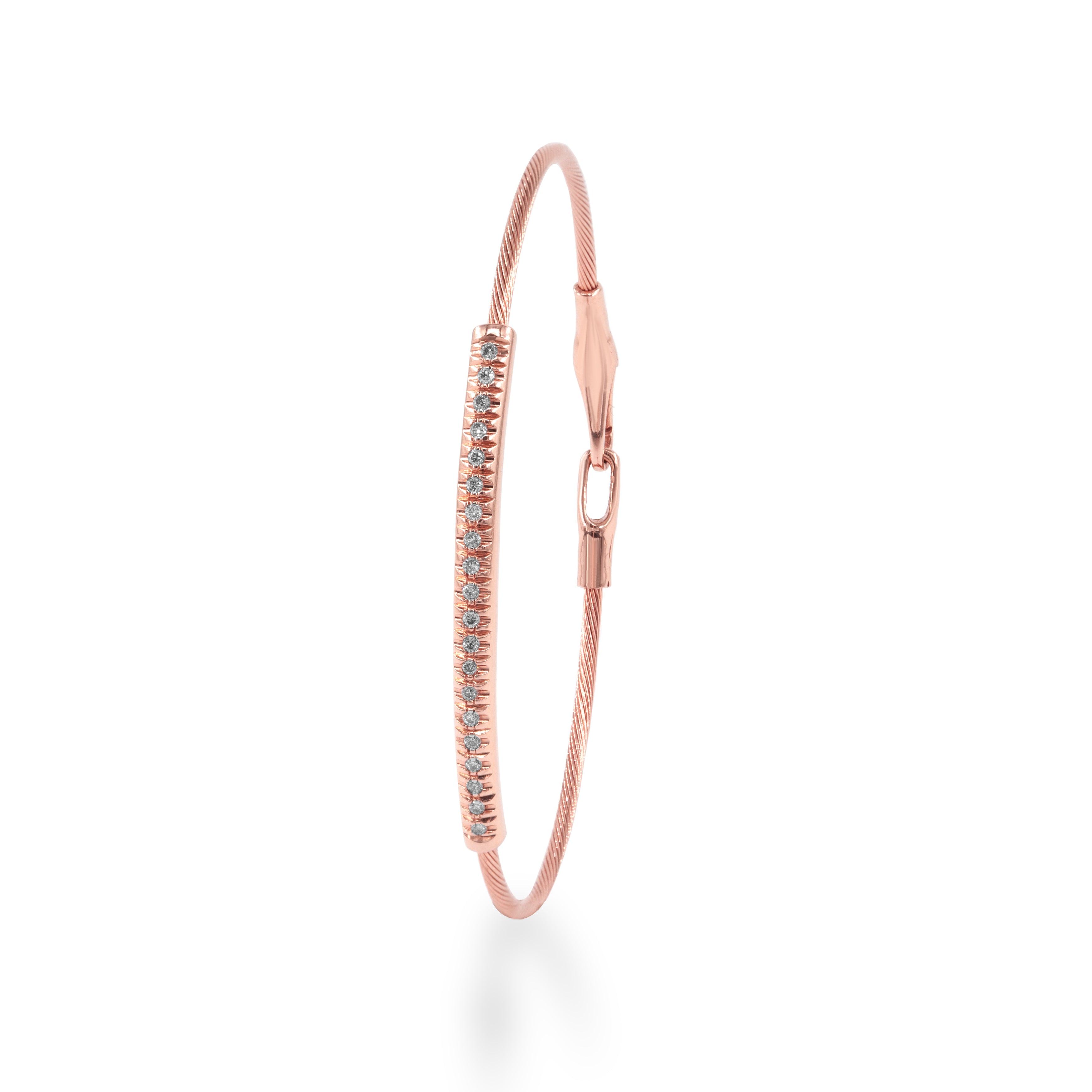 14K Bracelet natural diamonds