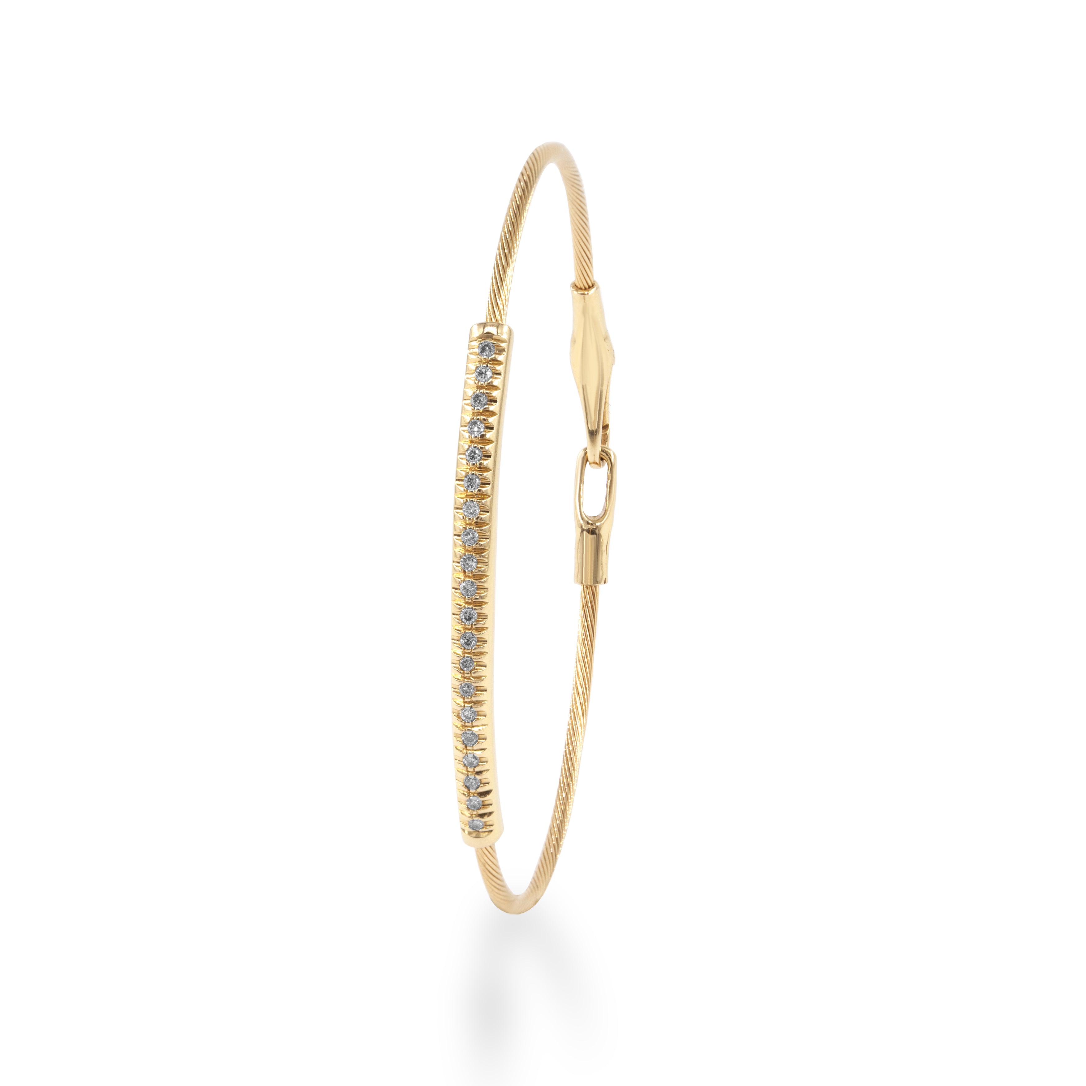 14K Bracelet natural diamonds