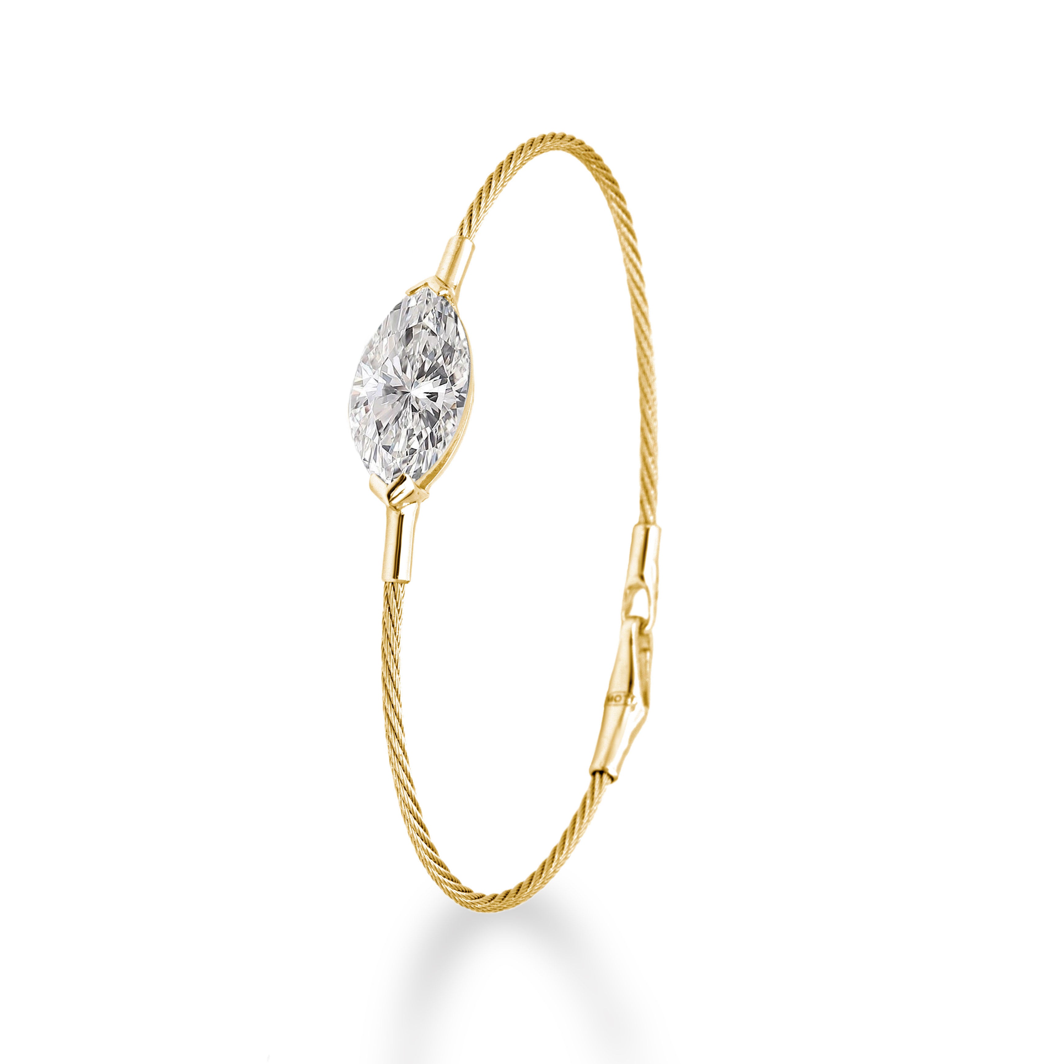 14K Bracelet Marquise 5ct