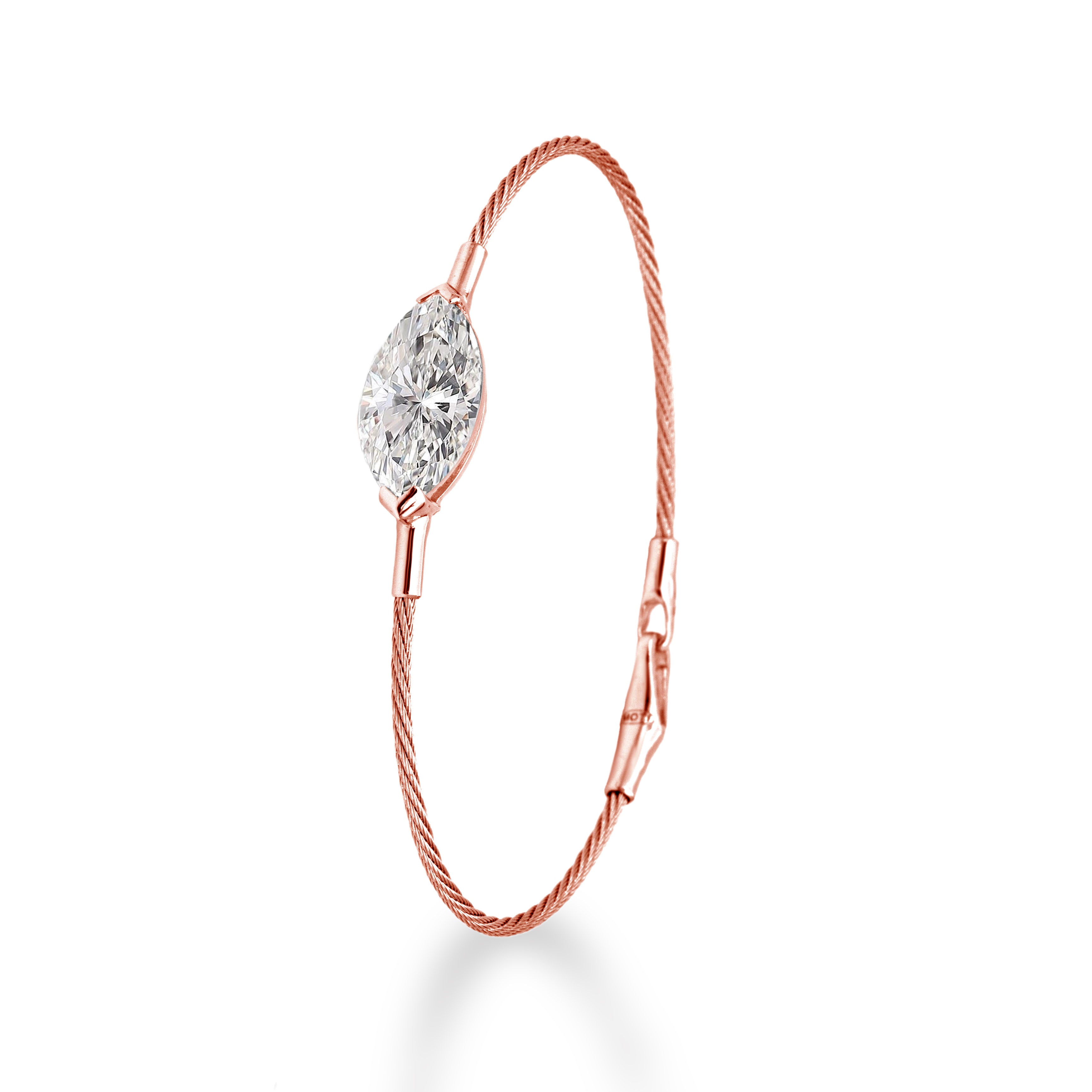 14K Bracelet Marquise 5ct