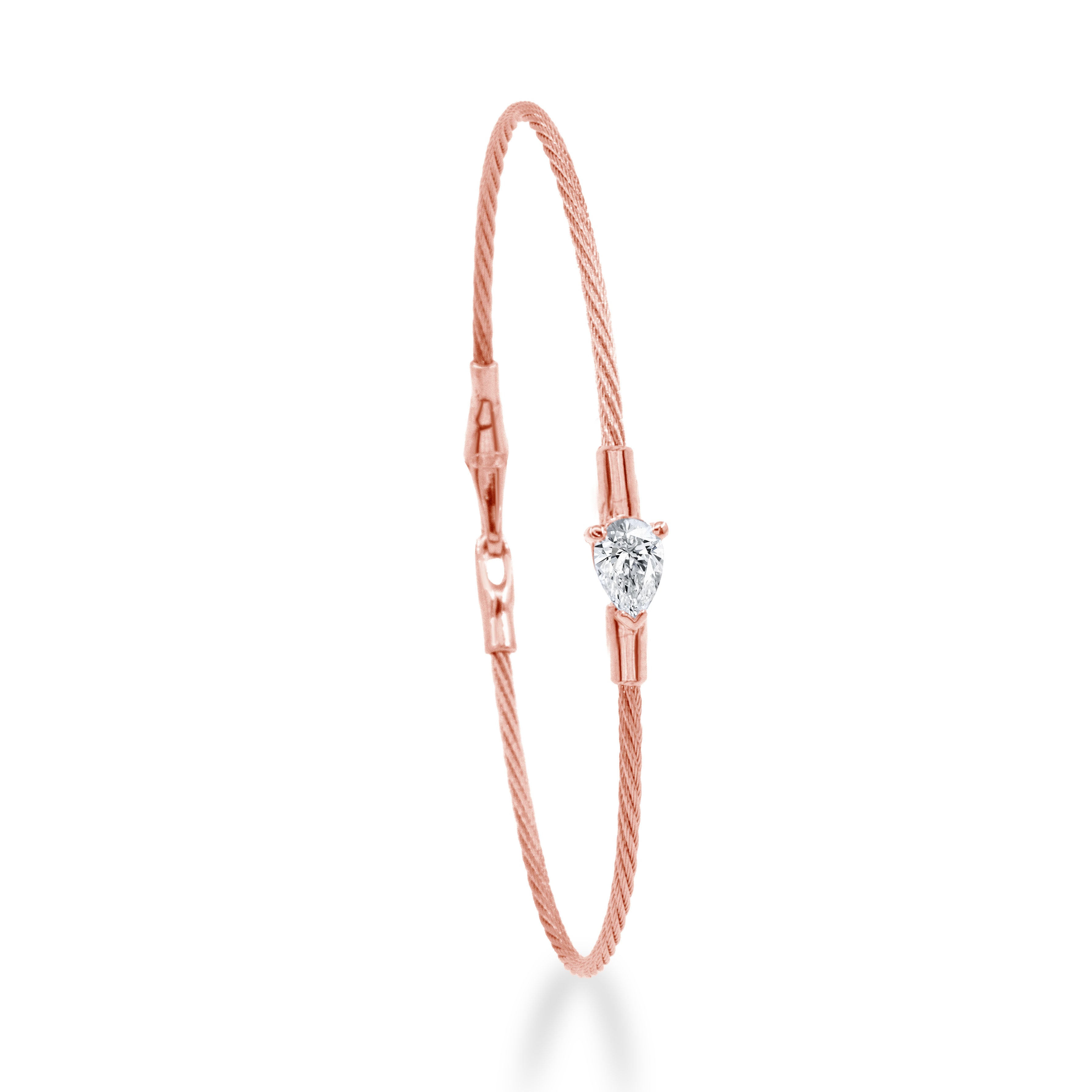 14K Bracelet Pear 0.5ct