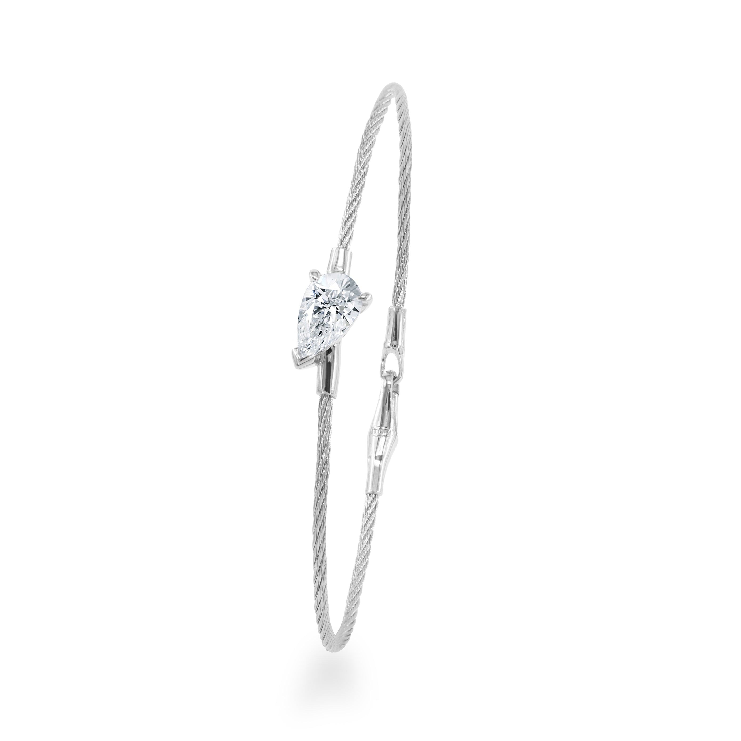 14K Bracelet Pear 1ct