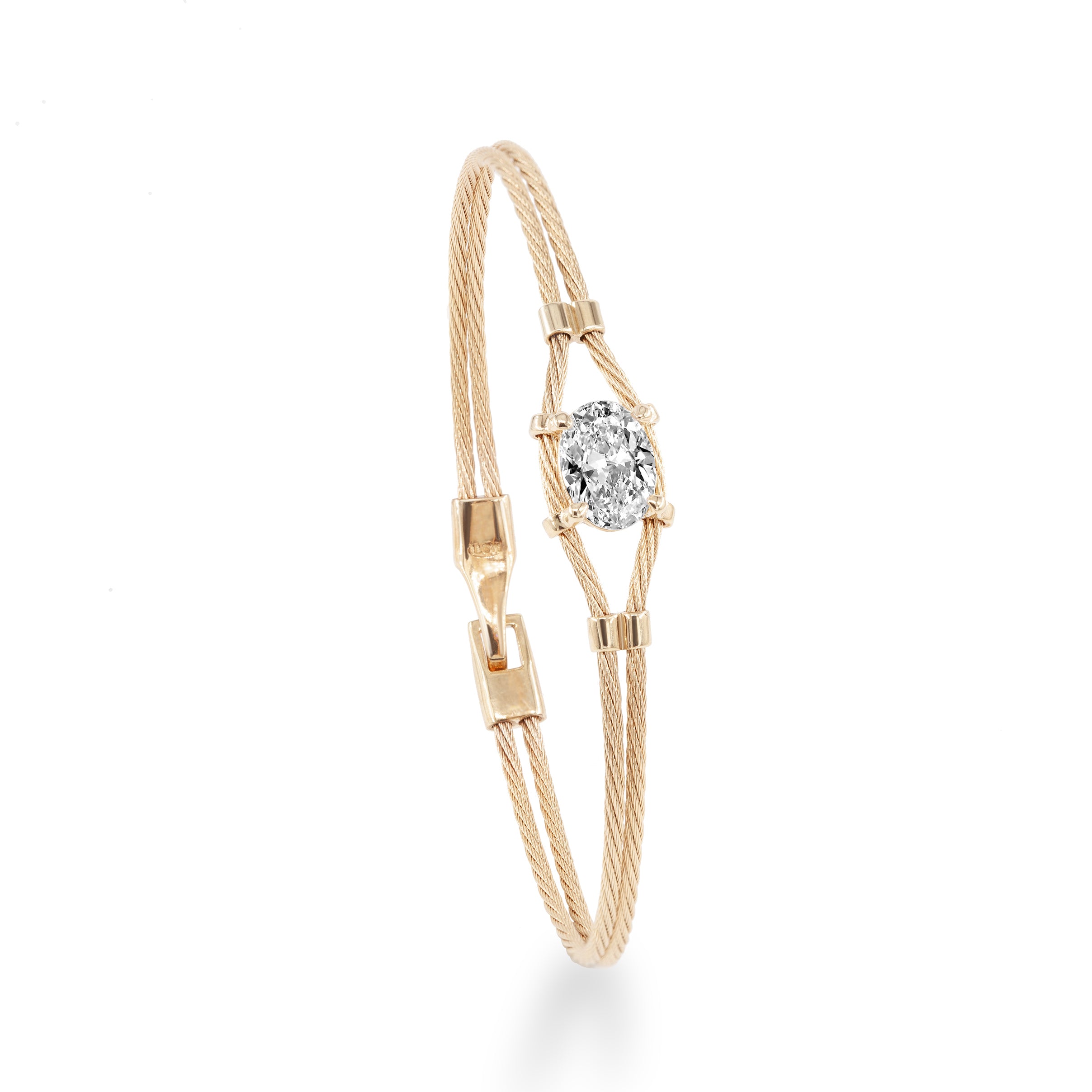 14K Double Oval 2ct