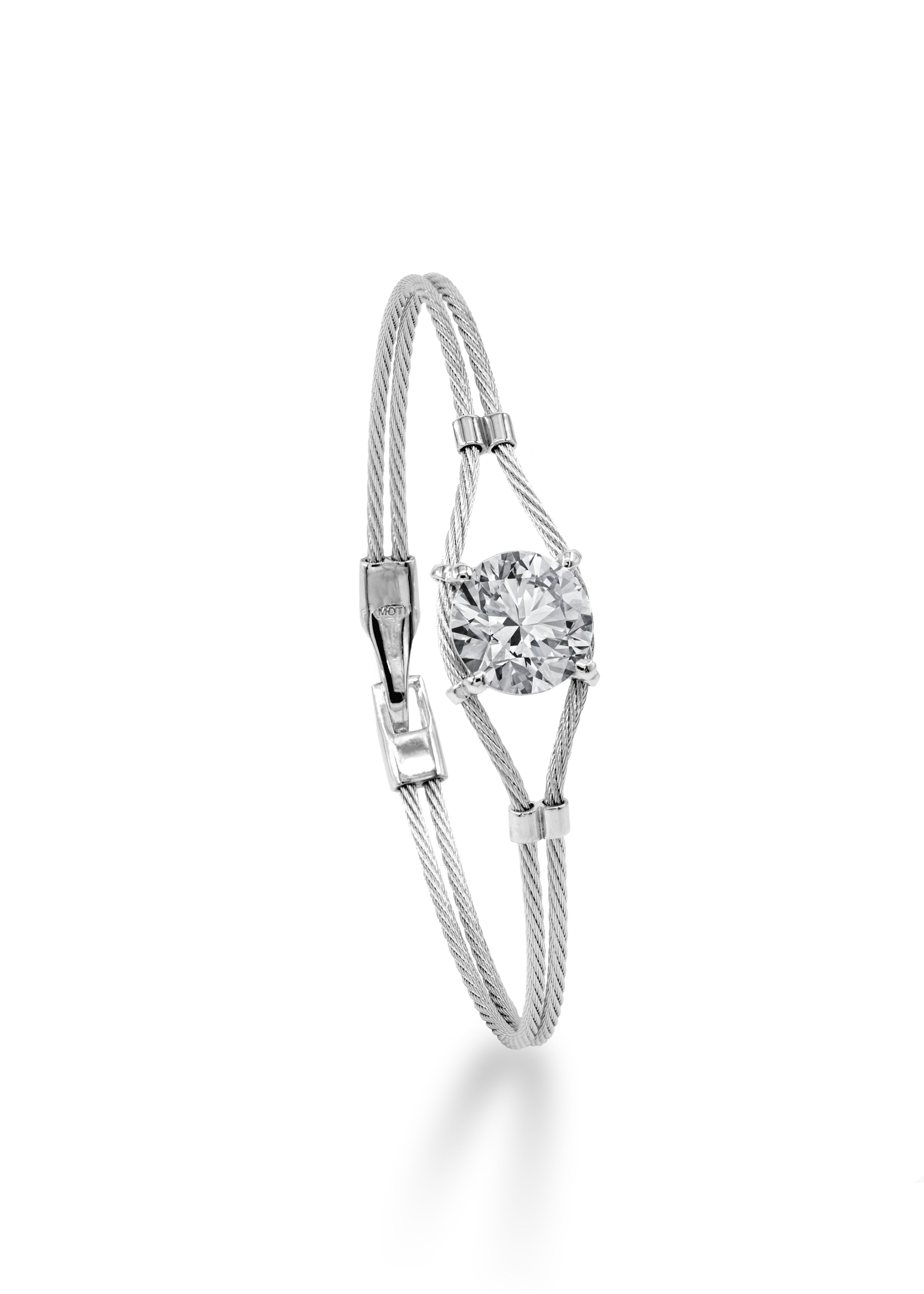 14K Bracelet Round 5ct
