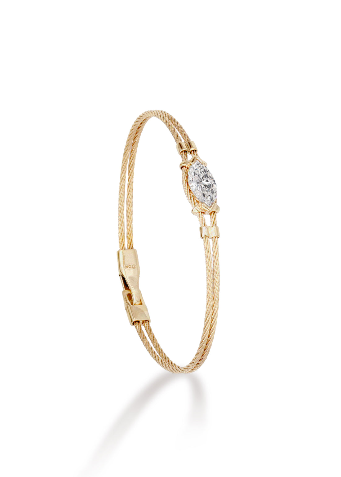 14K Double Bracelet 2ct