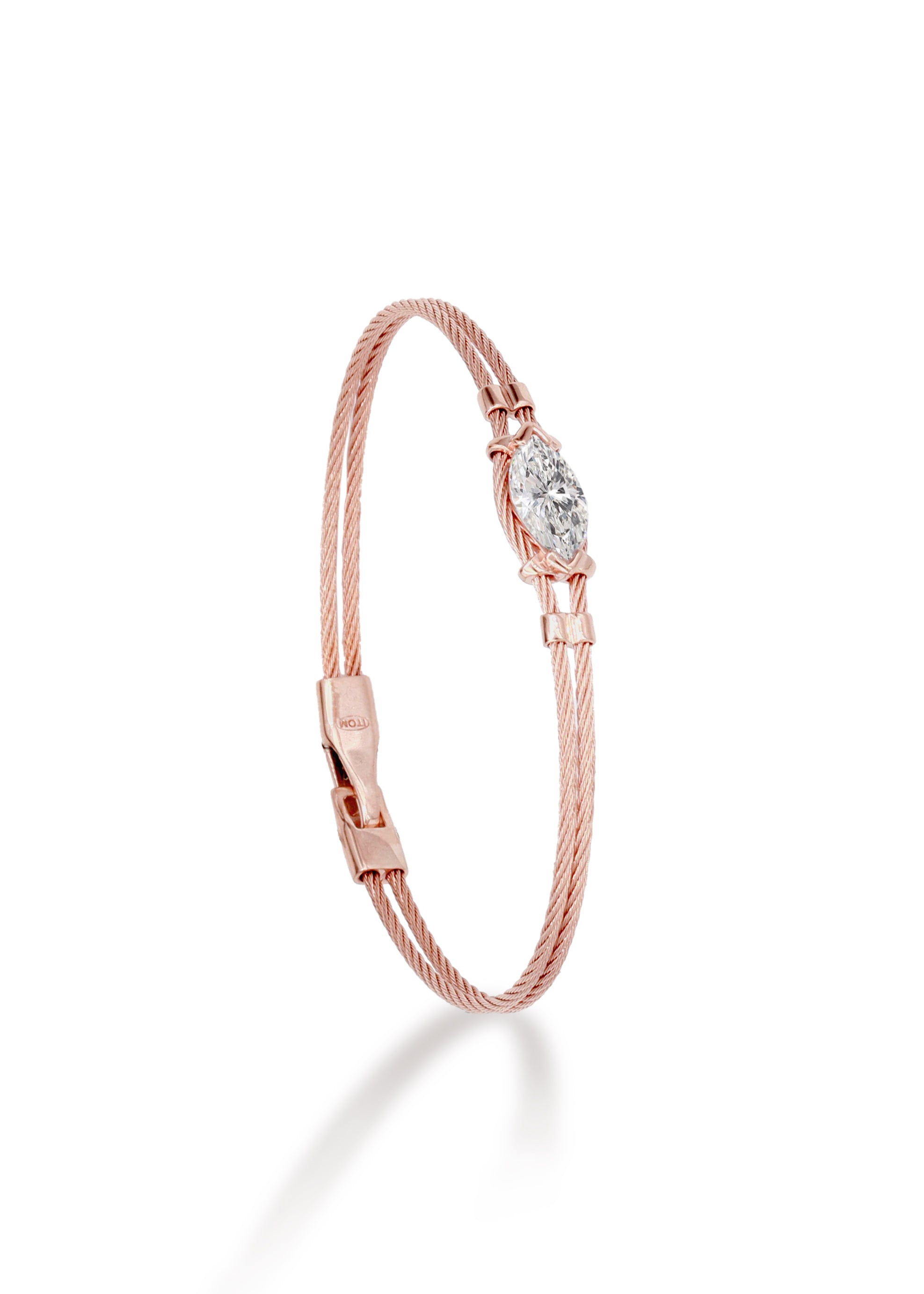 14K Double Bracelet 2ct