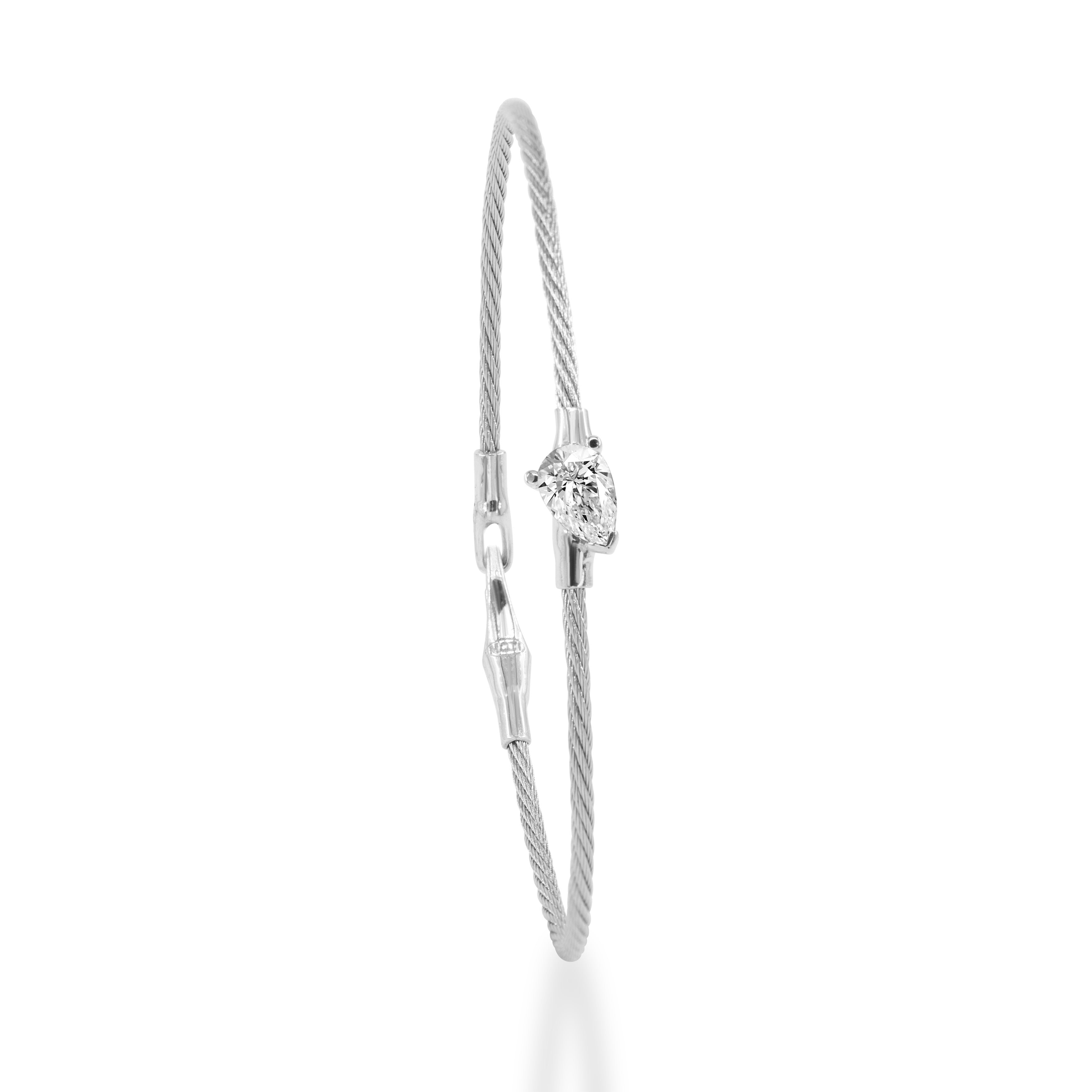 14K Bracelet Pear 0.5ct