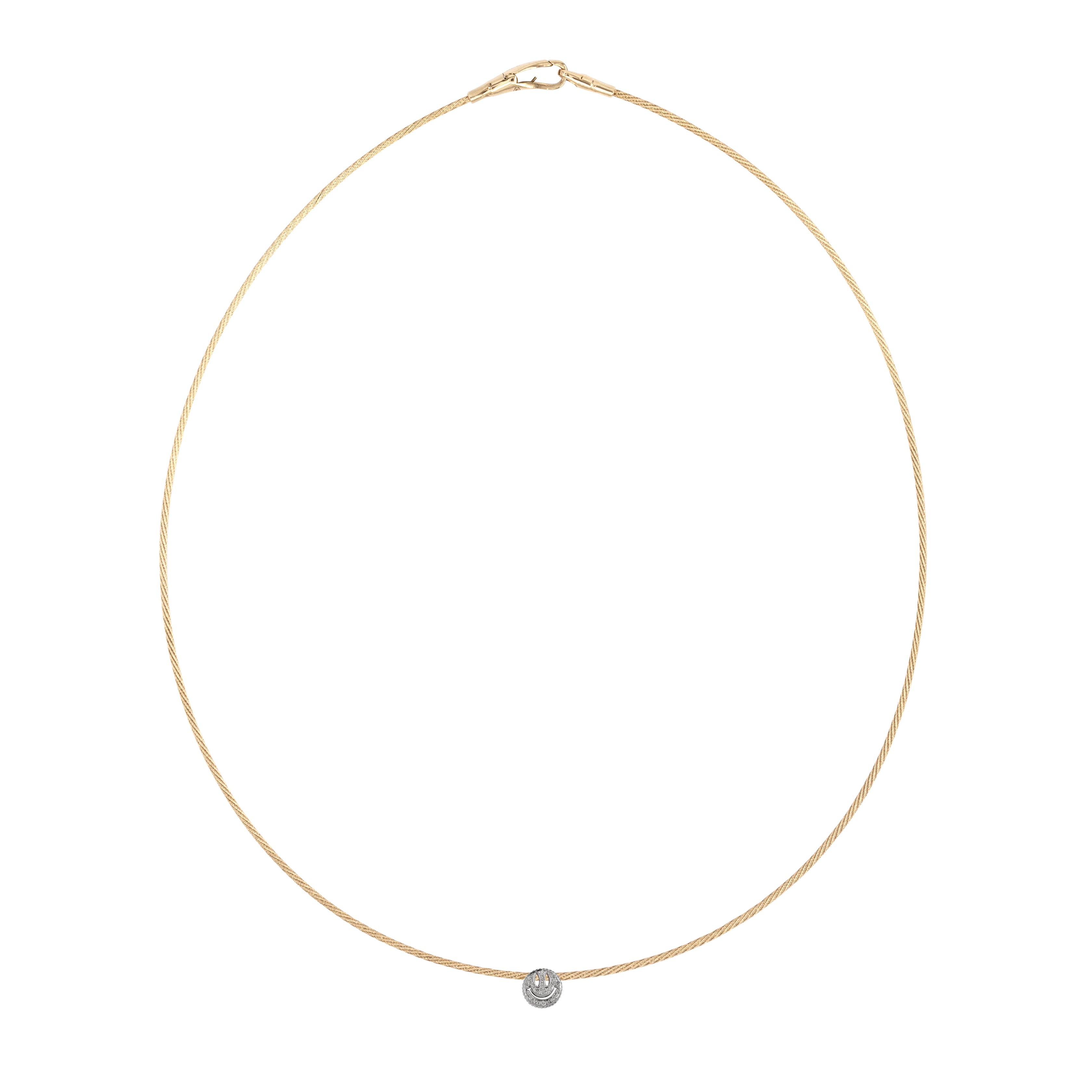 14K Smily Necklace